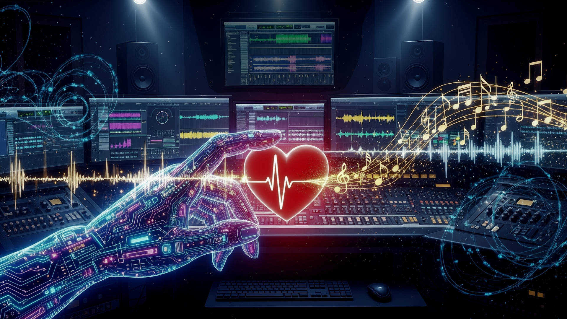 Studio-Atmosphäre mit Lichtstimmung